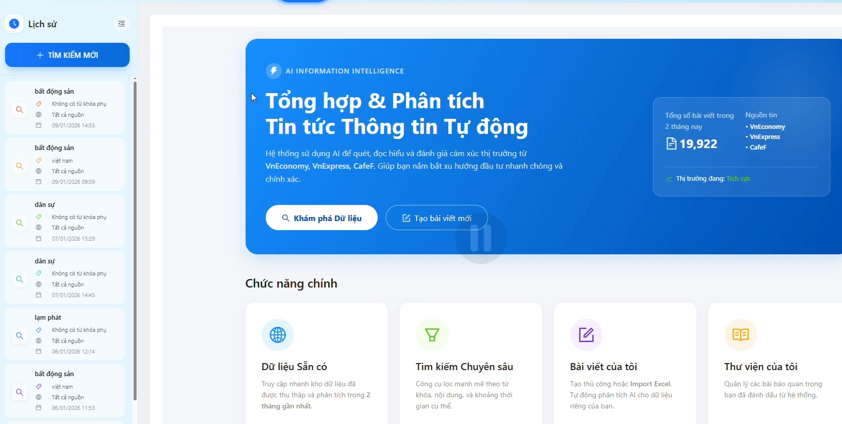 Hệ thống thu thập và phân tích dữ liệu từ các trang báo mạng tích hợp chatbot RAG