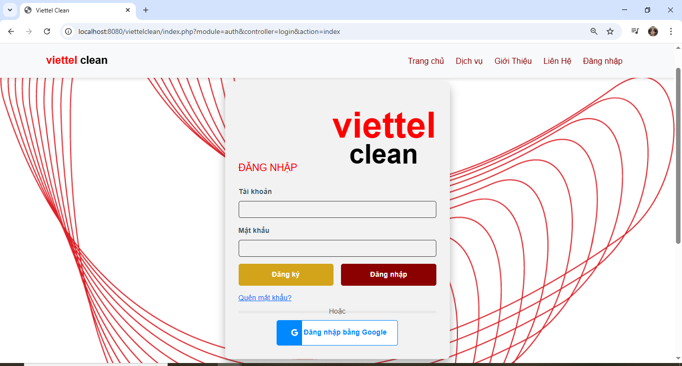 (CODE + BÁO CÁO) WEB đặt lịch vệ sinh thiết bị viettelclean, xếp lịch tự động cho nhân viên