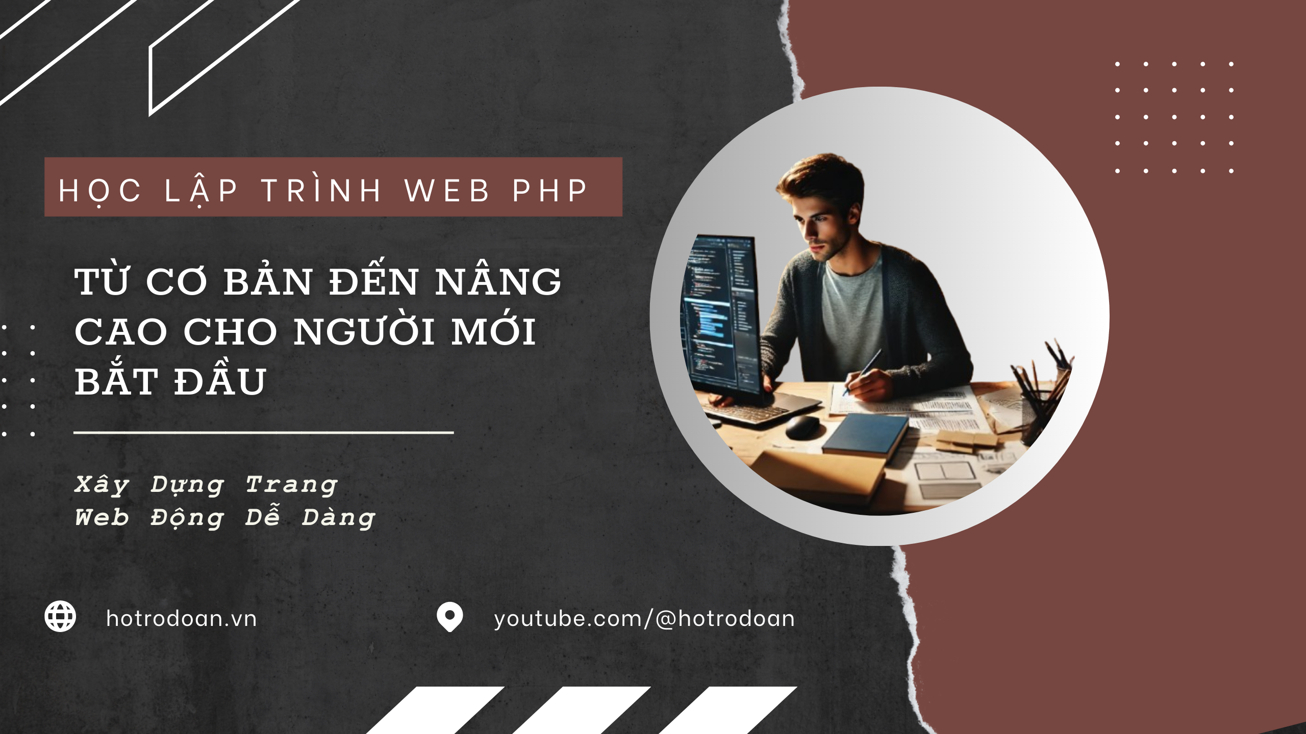 Học Lập Trình Web PHP Từ Cơ Bản Đến Nâng Cao Cho Người Mới Bắt Đầu: Xây Dựng Trang Web Động Dễ Dàng