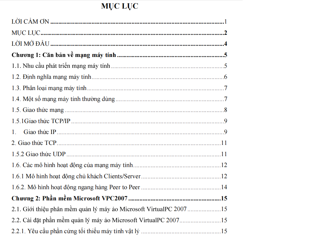 Cài Đặt và Cấu Hình Mạng LAN Ảo Trên Máy Tính Vật Lý Sử Dụng Microsoft Virtual PC 2007