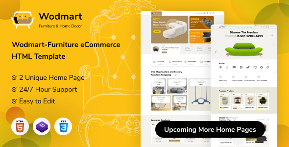 Website thương mại điện tử nội thất Furniture eCommerce nội thất Wodmart